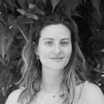 portrait noir et blanc Tessa Hubert